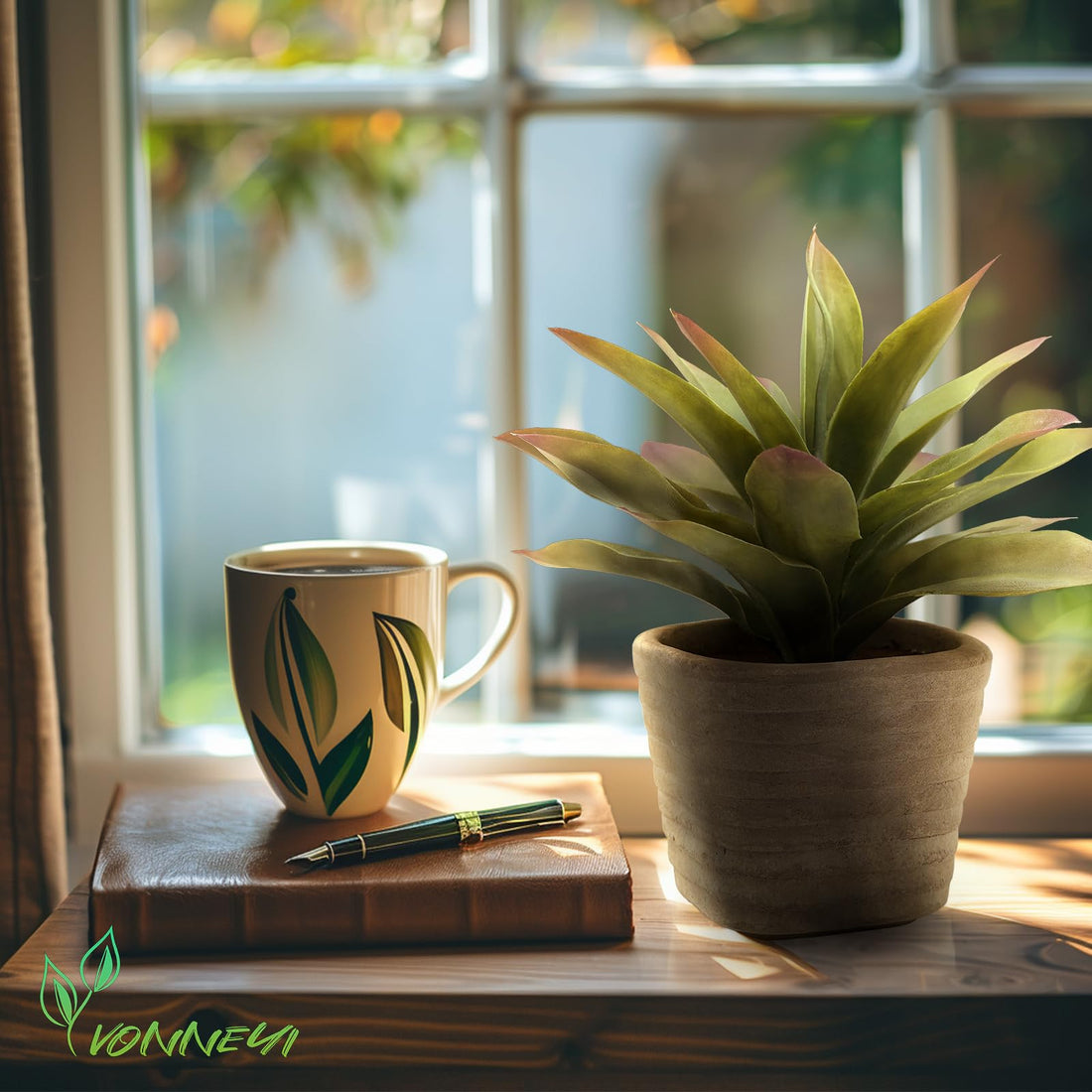 3 Stück Künstliche Pflanzen, Kunstpflanze Agave